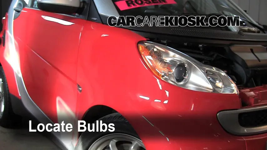2009 Smart Fortwo Passion Cabrio 1.0L 3 Cyl. Lights Turn Signal - Front (replace bulb)